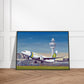 Thijs Postma - Poster - Boeing 737-800 Transavia Schiphol Airport - Metal Frame Poster - Metal Frame TP Aviation Art 