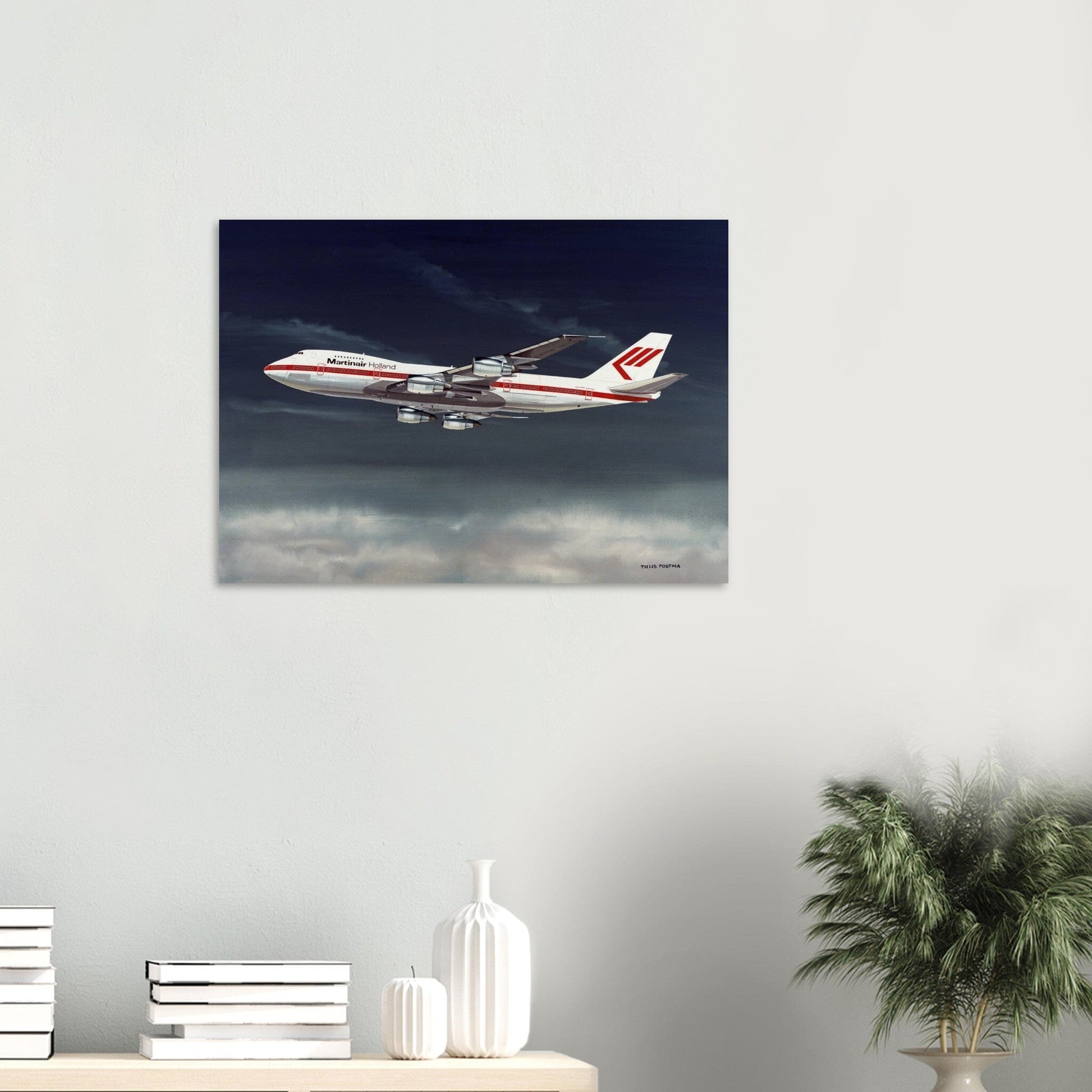 Thijs Postma - Poster - Boeing 747-200 Martinair Poster Only TP Aviation Art 