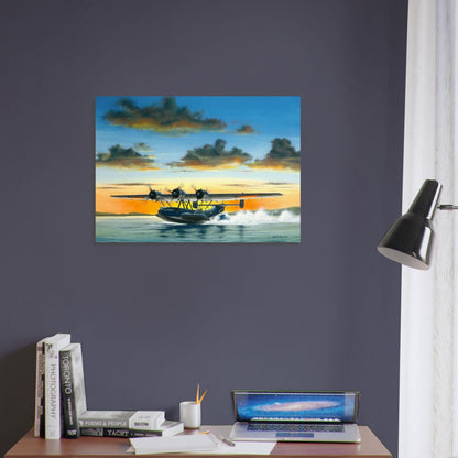 Thijs Postma - Poster - Dornier Do 24K East Indies Poster Only TP Aviation Art 