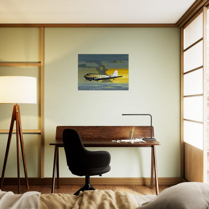 Thijs Postma - Poster - Douglas C-47 MLD East Indies Poster Only TP Aviation Art 