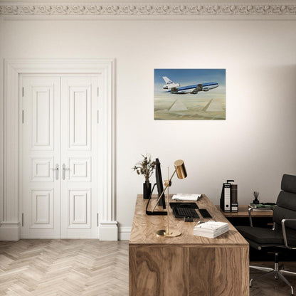 Thijs Postma - Poster - Douglas DC-10 KLM Pyramides Poster Only TP Aviation Art 