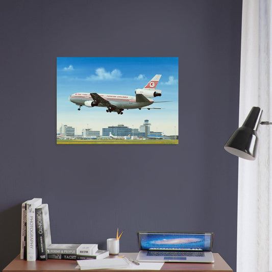 Thijs Postma - Poster - Douglas DC-10 Turkish Airlines Poster Only TP Aviation Art 