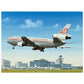 Thijs Postma - Poster - Douglas DC-10 Turkish Airlines Poster Only TP Aviation Art 60x80 cm / 24x32″ 