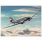 Thijs Postma - Poster - Douglas DC-3 DDA Nedlloyd Poster Only TP Aviation Art 45x60 cm / 18x24″ 