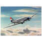 Thijs Postma - Poster - Douglas DC-3 DDA Nedlloyd Poster Only TP Aviation Art 50x70 cm / 20x28″ 