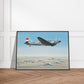 Thijs Postma - Poster - Douglas DC-3 KLM PH-TCZ Low Pass - Metal Frame Poster - Metal Frame TP Aviation Art 