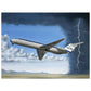 Thijs Postma - Poster - Douglas DC-9 KLM Lightning Poster Only TP Aviation Art 45x60 cm / 18x24″ 
