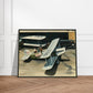 Thijs Postma - Poster - Douglas M-4 Discussing The Mail Plane - Metal Frame Poster - Metal Frame TP Aviation Art 