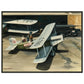 Thijs Postma - Poster - Douglas M-4 Discussing The Mail Plane - Metal Frame Poster - Metal Frame TP Aviation Art 45x60 cm / 18x24″ 