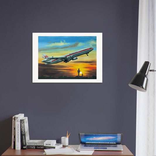 Thijs Postma - Poster - Douglas MD-11 Martinair Poster Only TP Aviation Art 