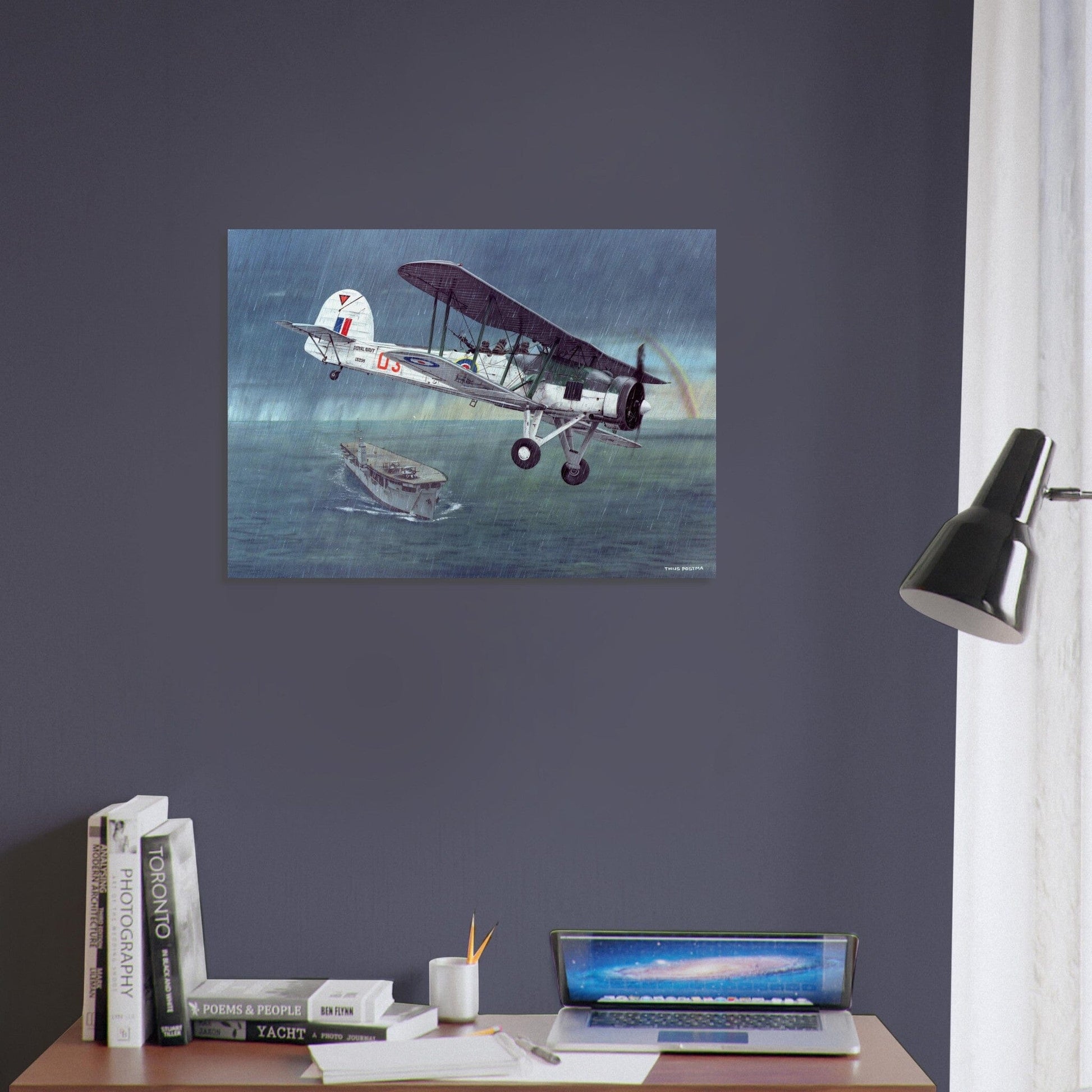 Thijs Postma - Poster - Fairey Swordfish 860 Sqn Poster Only TP Aviation Art 