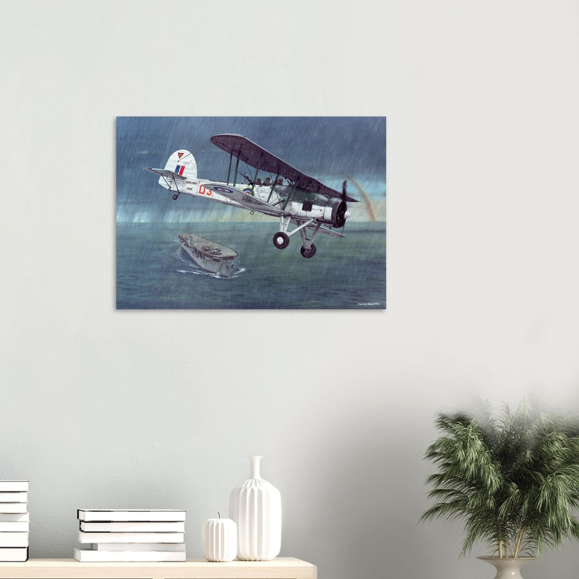 Thijs Postma - Poster - Fairey Swordfish 860 Sqn Poster Only TP Aviation Art 