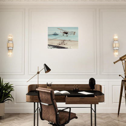 Thijs Postma - Poster - Farmans HF.22 Scheveningen Poster Only TP Aviation Art 
