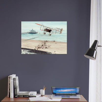 Thijs Postma - Poster - Farmans HF.22 Scheveningen Poster Only TP Aviation Art 