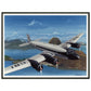 Thijs Postma - Poster - Focke-Wulf Fw 200 Condor 'Abaitara' Rio de Janeiro - Metal Frame Poster - Metal Frame TP Aviation Art 45x60 cm / 18x24″ 