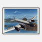 Thijs Postma - Poster - Focke-Wulf Fw 200 Condor 'Abaitara' Rio de Janeiro - Metal Frame Poster - Metal Frame TP Aviation Art 