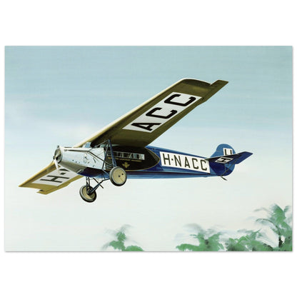 Thijs Postma - Poster - Fokker F.7 H-NACC Arriving In Dutch Indies Poster Only TP Aviation Art 50x70 cm / 20x28″ 