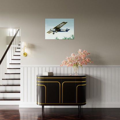 Thijs Postma - Poster - Fokker F.7 H-NACC Arriving In Dutch Indies Poster Only TP Aviation Art 
