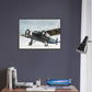 Thijs Postma - Poster - Fokker F.XII PH-AIE In The Snow - Metal Frame Poster - Metal Frame TP Aviation Art 