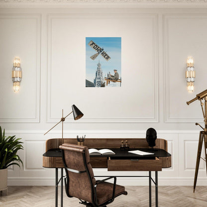 Thijs Postma - Poster - Fokker Spin No. 3 Haarlem Bavo Tower Poster Only TP Aviation Art 