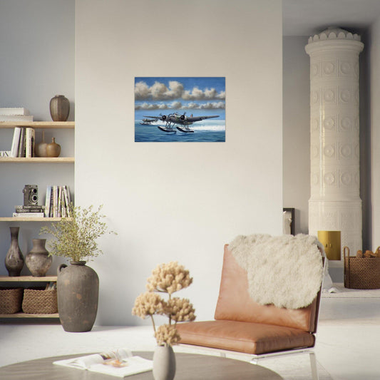 Thijs Postma - Poster - Fokker T.8w Poster Only TP Aviation Art 