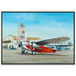 Thijs Postma - Poster - Fokker USA F.10 Glendale Los Angeles - Metal Frame Poster - Metal Frame TP Aviation Art 50x70 cm / 20x28″ 