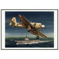 Thijs Postma - Poster - Hawker Sea Fury Preparing To Land Karel Doorman Aircraft Carrier - Metal Frame Poster - Metal Frame TP Aviation Art 70x100 cm / 28x40″ 