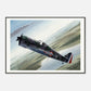 Thijs Postma - Poster - Koolhoven FK.58 - Metal Frame Poster - Metal Frame TP Aviation Art 70x100 cm / 28x40″ 