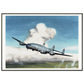Thijs Postma - Poster - Lockheed L-049 PH-TAV Venlo Flying - Metal Frame Poster - Metal Frame TP Aviation Art 70x100 cm / 28x40″ 