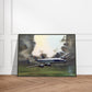 Thijs Postma - Poster - Lockheed L-1049 PH-LKD Open Skies - Metal Frame Poster - Metal Frame TP Aviation Art 