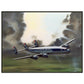 Thijs Postma - Poster - Lockheed L-1049 PH-LKD Open Skies - Metal Frame Poster - Metal Frame TP Aviation Art 60x80 cm / 24x32″ 