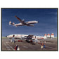 Thijs Postma - Poster - Lockheed L-1649 Starliner - Metal Frame Poster - Metal Frame TP Aviation Art 45x60 cm / 18x24″ 