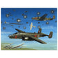 Thijs Postma - Poster - North American Mitchell B-25C 320 Sqn Brest Poster Only TP Aviation Art 45x60 cm / 18x24″ 