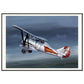 Thijs Postma - Poster - Polikarpov I-5 In The Sky - Metal Frame Poster - Metal Frame TP Aviation Art 70x100 cm / 28x40″ 
