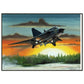 Thijs Postma - Poster - SAAB J-35 Draken - Metal Frame Poster - Metal Frame TP Aviation Art 70x100 cm / 28x40″ 