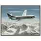 Thijs Postma - Poster - Sud-Est SE-210 Caravelle Transavia - Metal Frame Poster - Metal Frame TP Aviation Art 45x60 cm / 18x24″ 