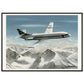 Thijs Postma - Poster - Sud-Est SE-210 Caravelle Transavia - Metal Frame Poster - Metal Frame TP Aviation Art 50x70 cm / 20x28″ 