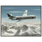 Thijs Postma - Poster - Sud-Est SE-210 Caravelle Transavia - Metal Frame Poster - Metal Frame TP Aviation Art 60x80 cm / 24x32″ 