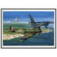 Thijs Postma - Poster - Supermarine Spitfire Mk.1 Battle Of Britain - Metal Frame Poster - Metal Frame TP Aviation Art 50x70 cm / 20x28″ 