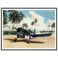 Thijs Postma - Poster - Vought F4U-1A Corsair Of Lt Ike Kepford In The Pacific - Metal Frame Poster - Metal Frame TP Aviation Art 45x60 cm / 18x24″ 