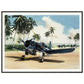 Thijs Postma - Poster - Vought F4U-1A Corsair Of Lt Ike Kepford In The Pacific - Metal Frame Poster - Metal Frame TP Aviation Art 60x80 cm / 24x32″ 