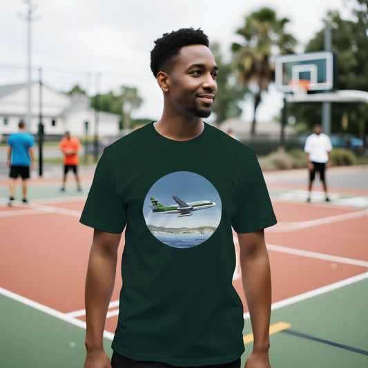 Thijs Postma - T-shirt - Boeing 737-200 Transavia Türkiye - Premium Unisex T-shirt TP Aviation Art 