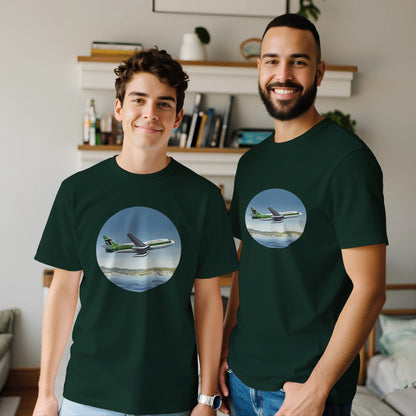 Thijs Postma - T-shirt - Boeing 737-200 Transavia Türkiye - Premium Unisex T-shirt TP Aviation Art 