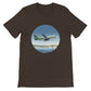 Thijs Postma - T-shirt - Boeing 737-200 Transavia Türkiye - Premium Unisex T-shirt TP Aviation Art Brown S 