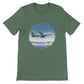 Thijs Postma - T-shirt - Boeing 737-200 Transavia Türkiye - Premium Unisex T-shirt TP Aviation Art Military Green S 