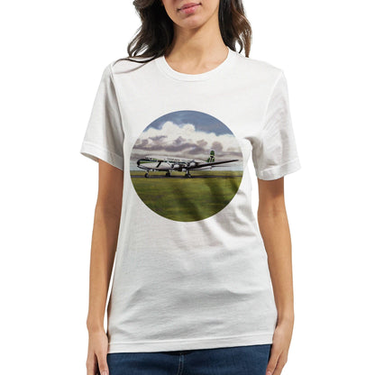 Thijs Postma - T-shirt - Douglas DC-6 Transavia - Premium Unisex T-shirt TP Aviation Art 