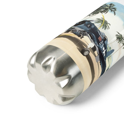 Thijs Postma - Water Bottle - Vought F4U-1A Corsair Of Lt Ike Kepford In The Pacific Water Bottles TP Aviation Art 