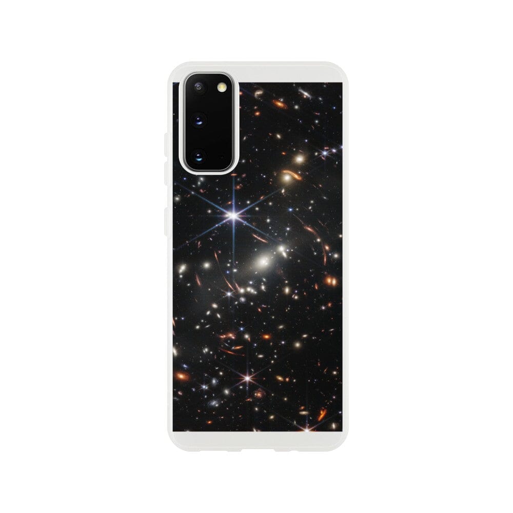NASA - Phone Case Flexi - 1. Webb's First Deep Field (NIRCam Image) - James Webb Space Telescope Phone Case TP Aviation Art Galaxy S20 