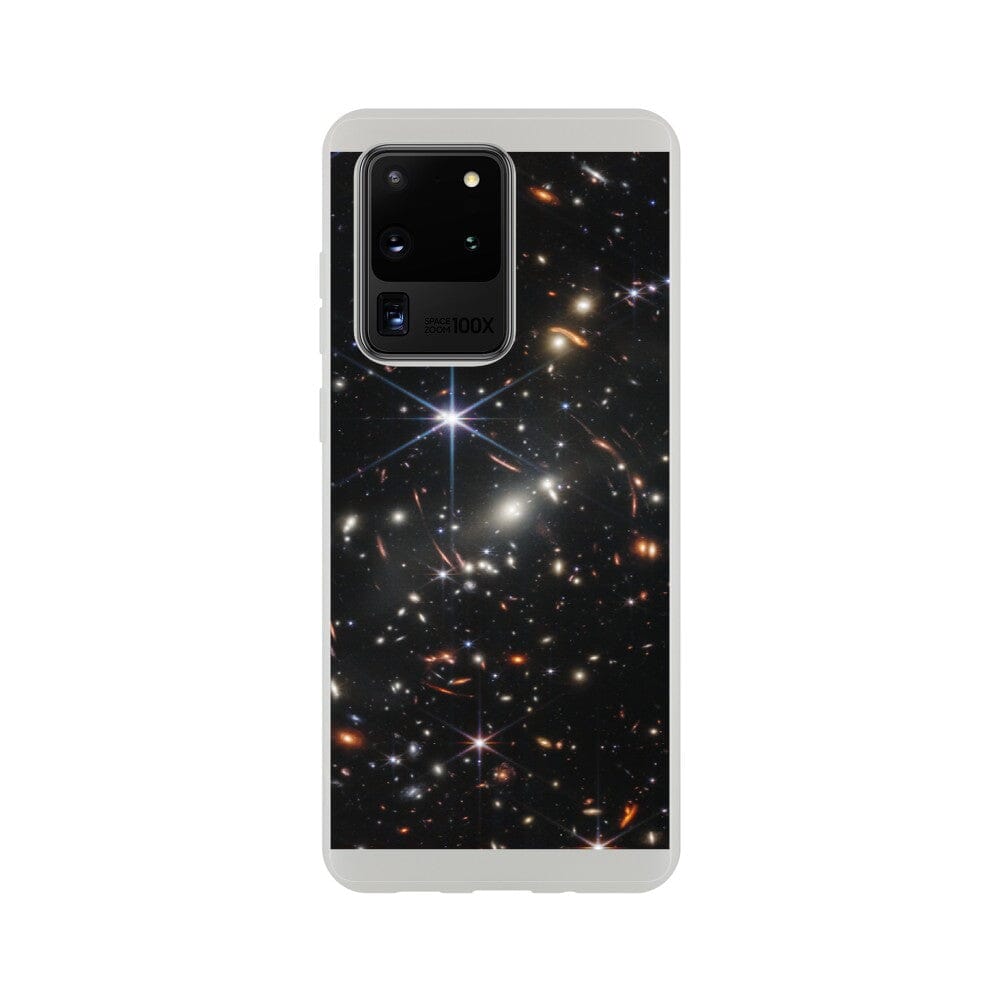 NASA - Phone Case Flexi - 1. Webb's First Deep Field (NIRCam Image) - James Webb Space Telescope Phone Case TP Aviation Art Galaxy S20 Ultra 