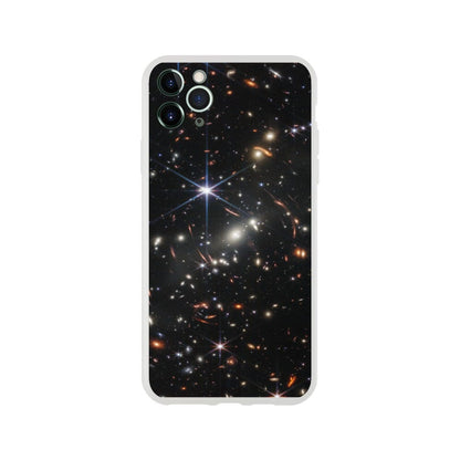 NASA - Phone Case Flexi - 1. Webb's First Deep Field (NIRCam Image) - James Webb Space Telescope Phone Case TP Aviation Art iPhone 11 Pro Max 